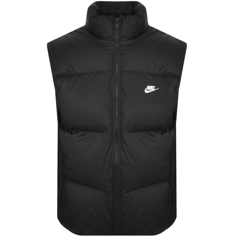 Nike Padded Logo Gilet Black Mainline Menswear